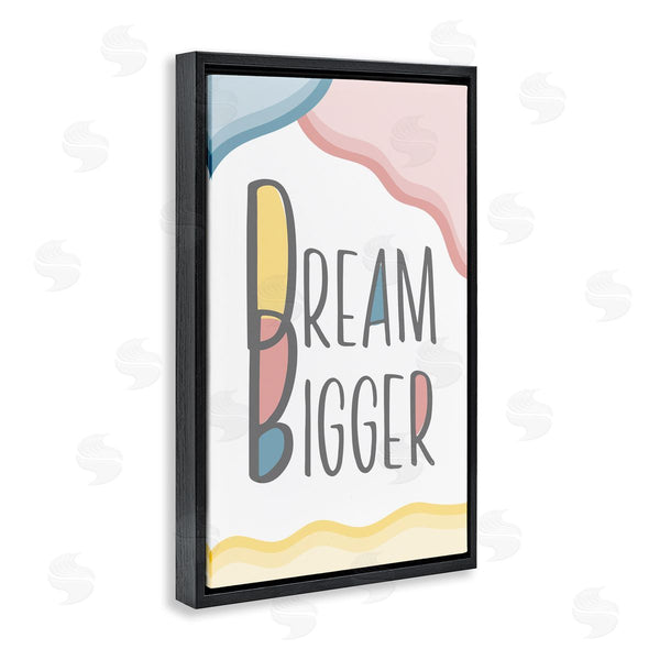 Stupell Industries Martina Pavlova | Dream Bigger Pastel Shapes Wall Art