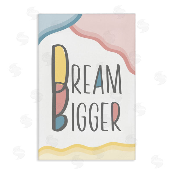 stupell industries Martina Pavlova | Dream Bigger Pastel Shapes Wall Art