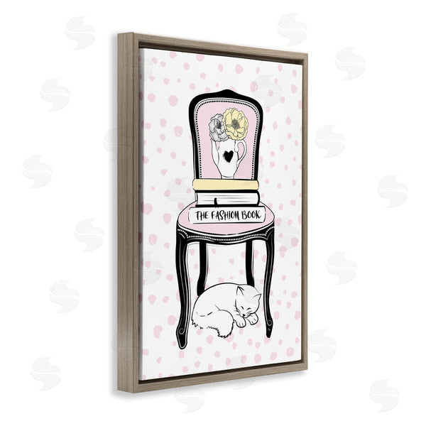 Stupell Industries Martina Pavlova | Fashion Book On Chair
