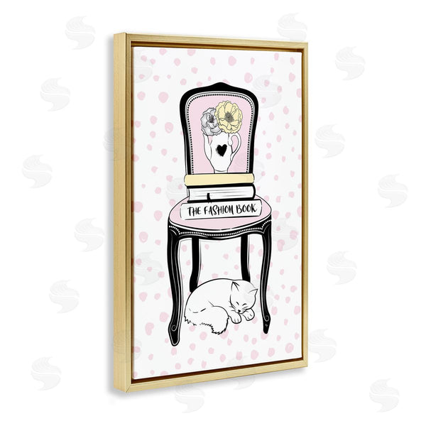Stupell Industries Martina Pavlova | Fashion Book On Chair