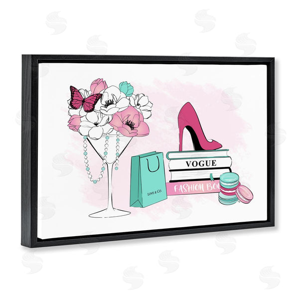 Stupell Industries Martina Pavlova | Fashion Books Scene Wall Art