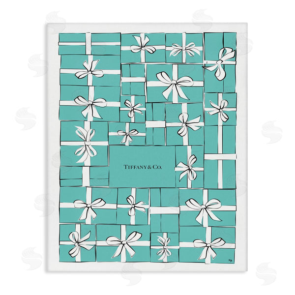 stupell industries Martina Pavlova | Fashion Stacked Gift Boxes and Bows