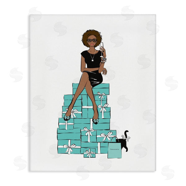 stupell industries Martina Pavlova | Fashionista on Gift Stack Designer