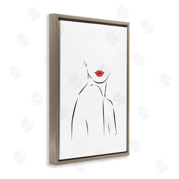 Stupell Industries Martina Pavlova | Feminine Line Torso Drawing