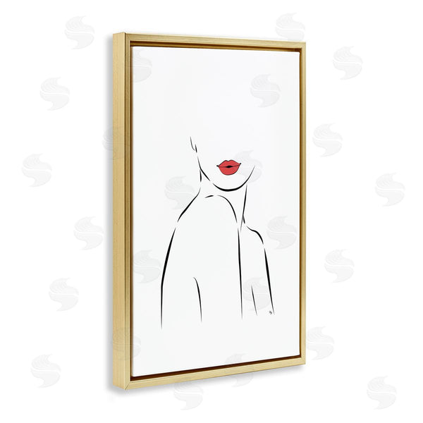 Stupell Industries Martina Pavlova | Feminine Line Torso Drawing