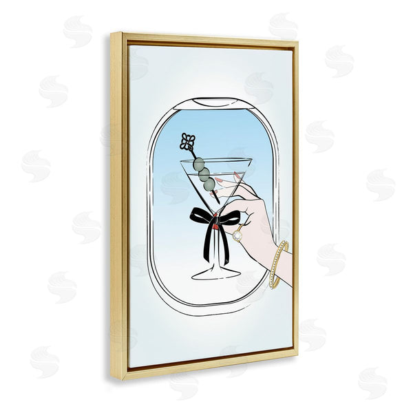 Stupell Industries Martina Pavlova | First Class Cocktail