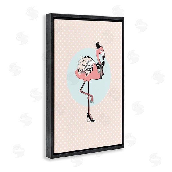Stupell Industries Martina Pavlova | Flamingo And Top Hat