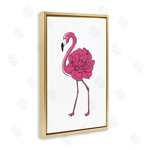Stupell Industries Martina Pavlova | Flamingo Rose Petal Body