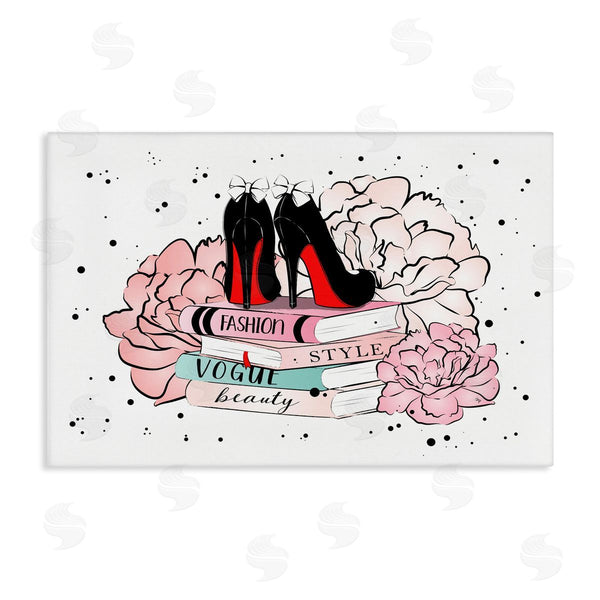 stupell industries Martina Pavlova | Floral Fashion Books Wall Art