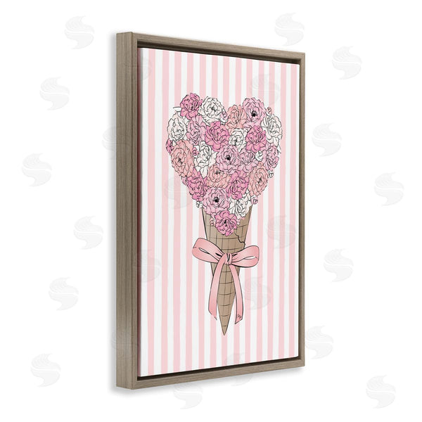 Stupell Industries Martina Pavlova | Flower Bouquet Ice Cream