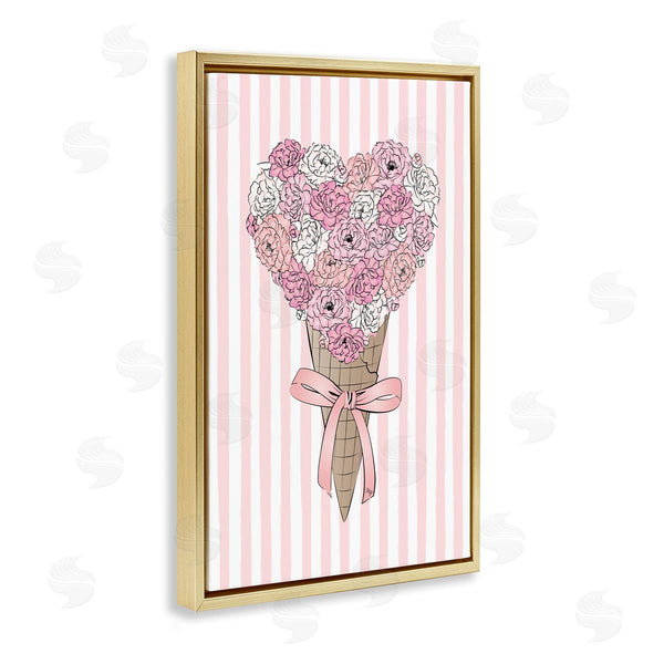 Stupell Industries Martina Pavlova | Flower Bouquet Ice Cream
