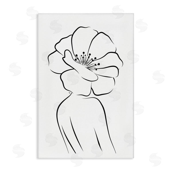 stupell industries Martina Pavlova | Flower Head Silhouette Wall Art