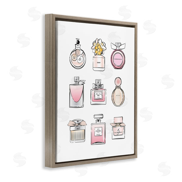 Stupell Industries Martina Pavlova | Fragrance Bottle Glamour Chic Modern Fashion Illustrations Wall Art