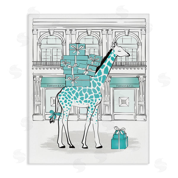 stupell industries Martina Pavlova | Giraffe at Glam Storefront Wall Art