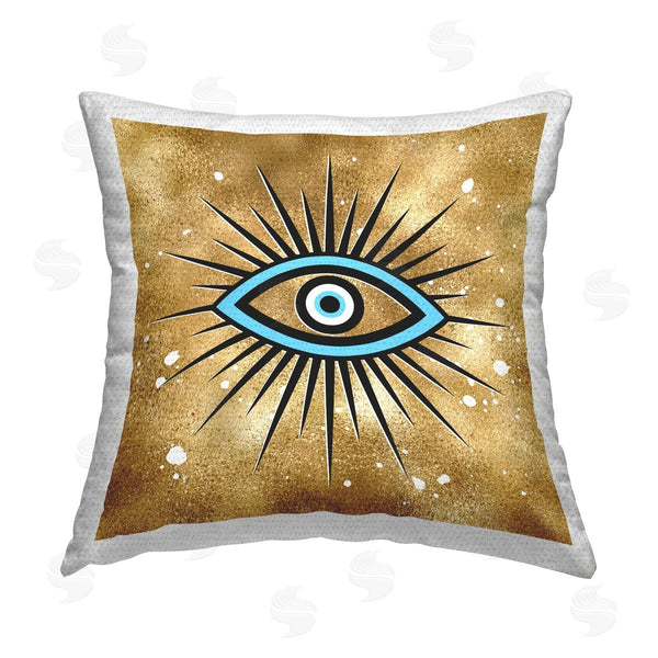 Stupell Industries Martina Pavlova | Glam Evil Eye Pattern Printed Throw Pillow