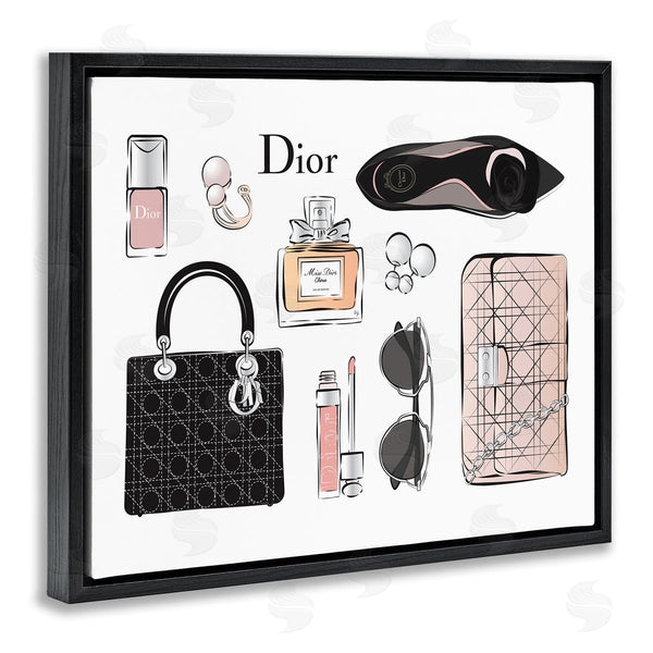 Stupell Industries Martina Pavlova | Glam Fashion Accessories Design