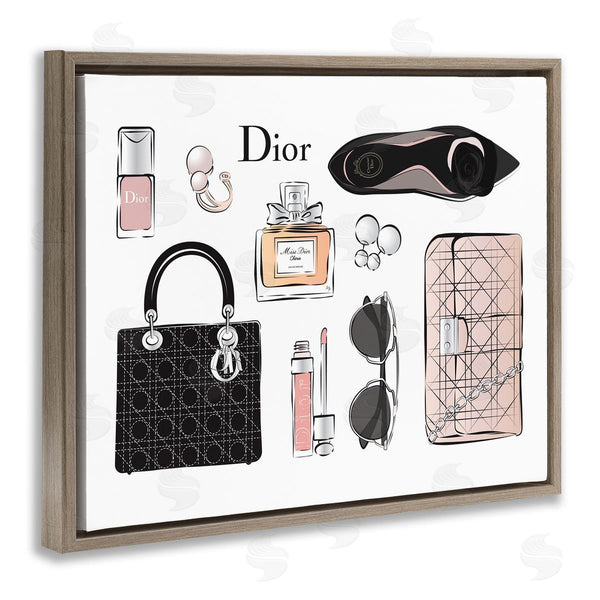 Stupell Industries Martina Pavlova | Glam Fashion Accessories Design