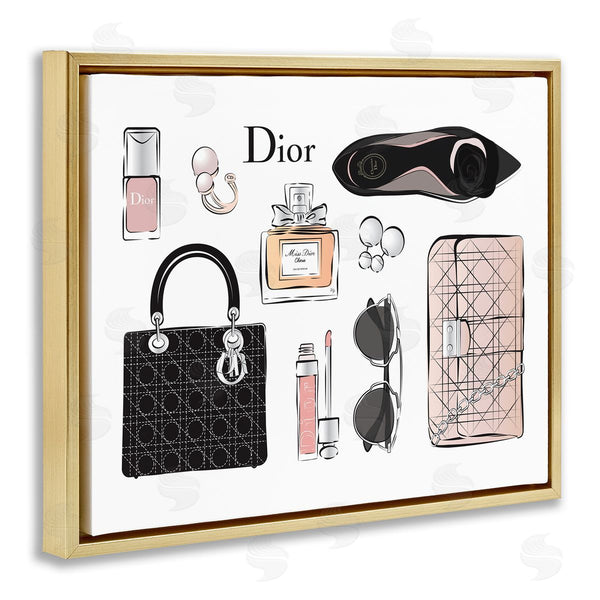 Stupell Industries Martina Pavlova | Glam Fashion Accessories Design