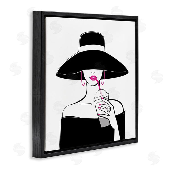 Stupell Industries Martina Pavlova | Glam Girl & Iced Coffee Wall Art