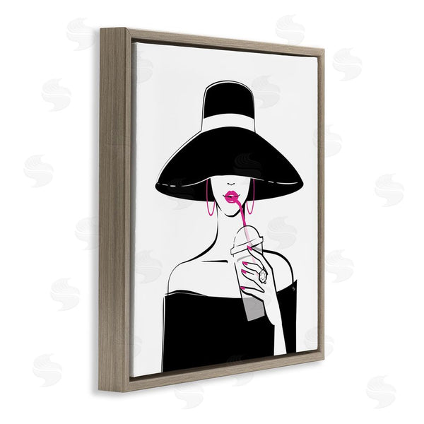 Stupell Industries Martina Pavlova | Glam Girl & Iced Coffee Wall Art
