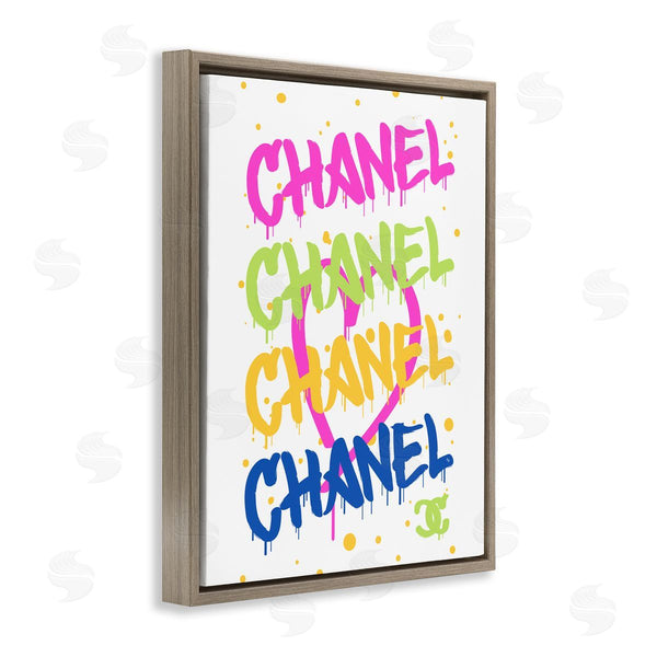 Stupell Industries Martina Pavlova | Glam Graffiti Splatter Wall Art