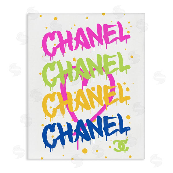 stupell industries Martina Pavlova | Glam Graffiti Splatter Wall Art