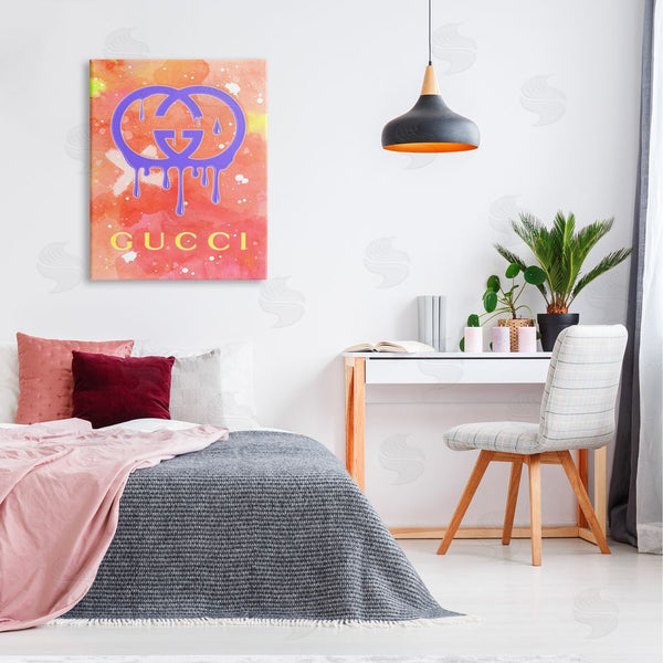 Stupell Industries Martina Pavlova | Glam Modern Paint Drip Wall Art