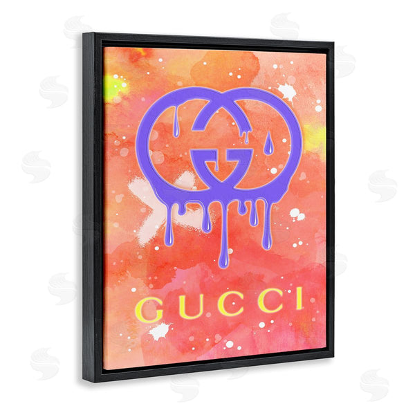 Stupell Industries Martina Pavlova | Glam Modern Paint Drip Wall Art
