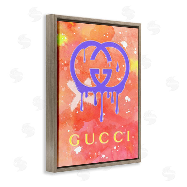 Stupell Industries Martina Pavlova | Glam Modern Paint Drip Wall Art
