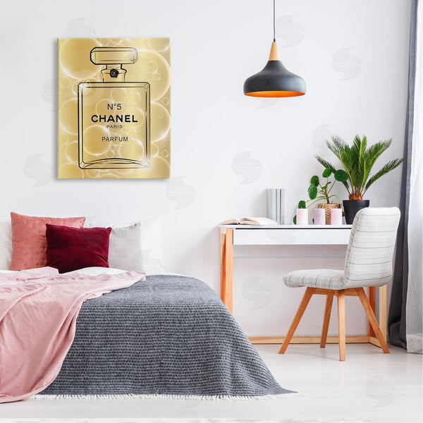 Stupell Industries Martina Pavlova | Glam Perfume With Bubbles Wall Art