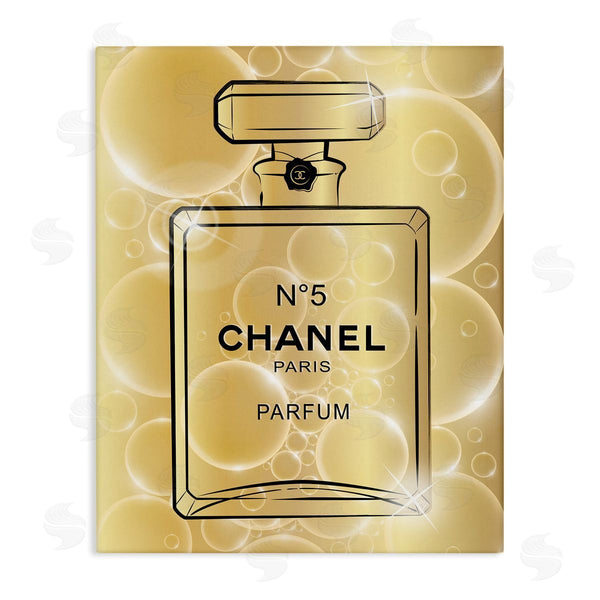 stupell industries Martina Pavlova | Glam Perfume with Bubbles Wall Art
