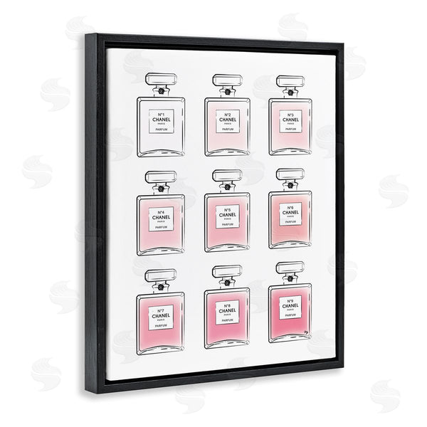 Stupell Industries Martina Pavlova | Glam Pink Ombre Perfume Bottles