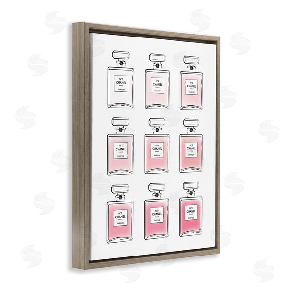 Stupell Industries Martina Pavlova | Glam Pink Ombre Perfume Bottles