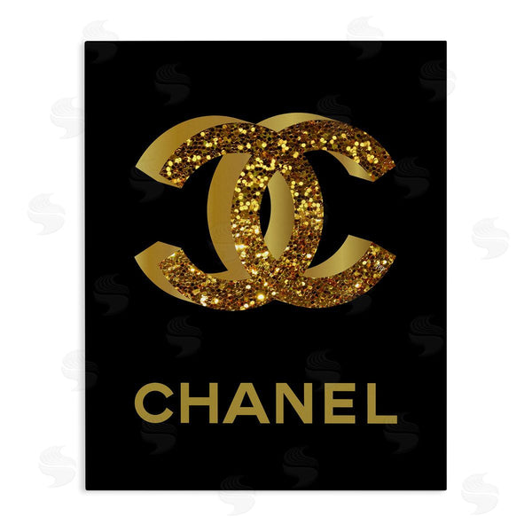 stupell industries Martina Pavlova | Gleaming Fashion Brand Logo Wall Art