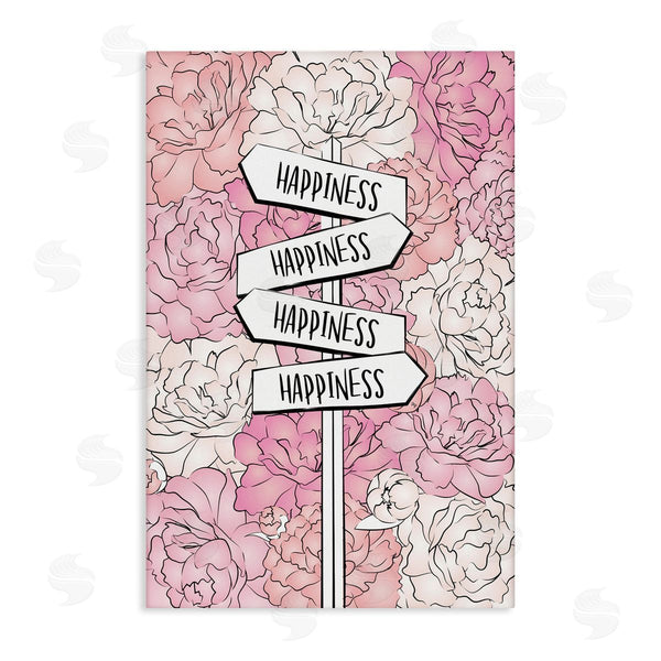 stupell industries Martina Pavlova | Happiness Sign on Flowers