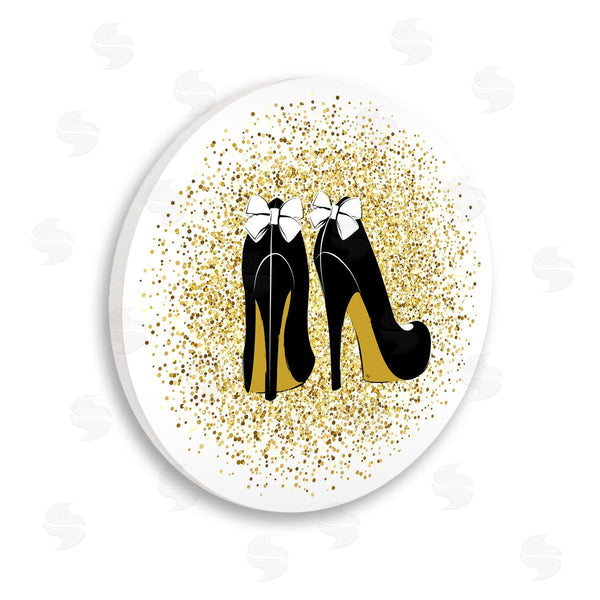stupell industries Martina Pavlova | Heels with Glitter Pattern Wall Art