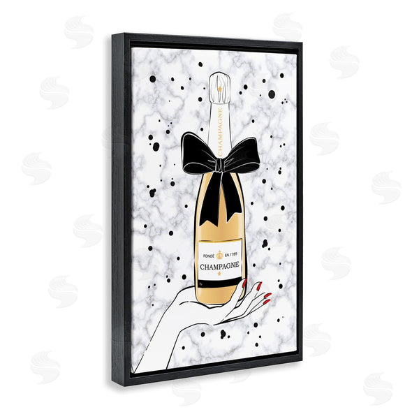 Stupell Industries Martina Pavlova | Holding Champagne Bottle