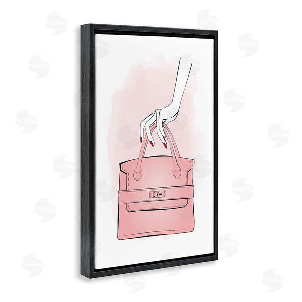 Stupell Industries Martina Pavlova | Holding Pink Purse
