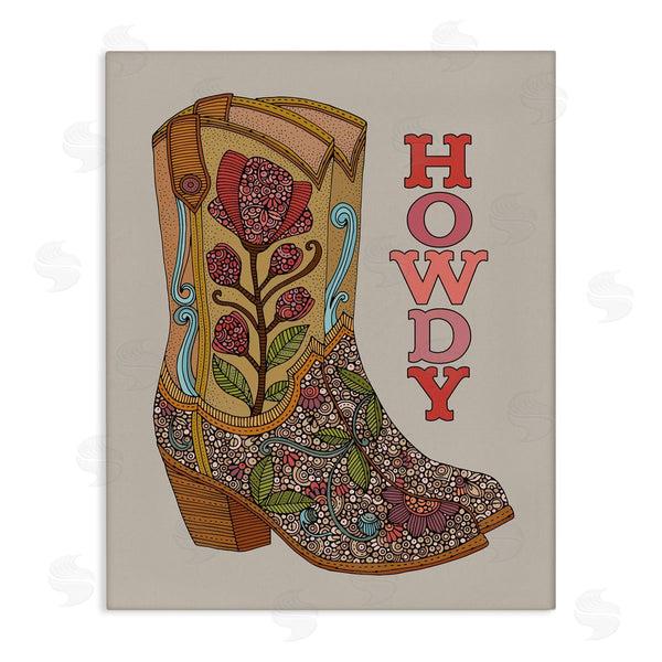 stupell industries Martina Pavlova | Howdy Cowboy Boots