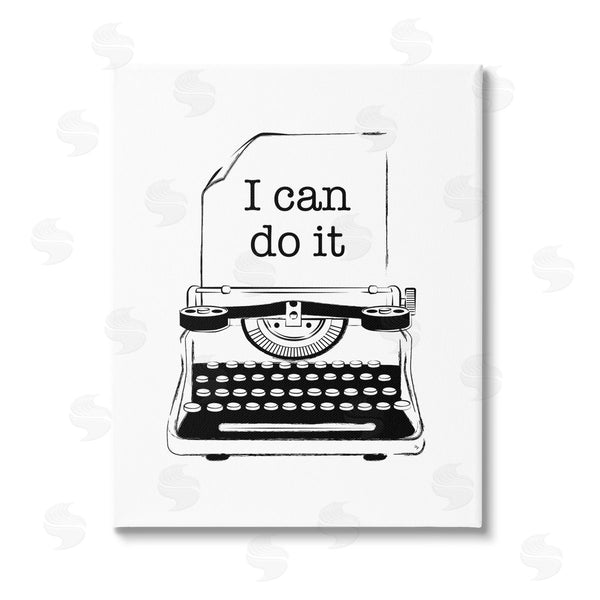 stupell industries Martina Pavlova | I Can Do It Typewriter Wall Art