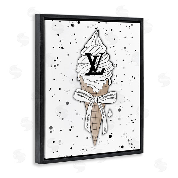 Stupell Industries Martina Pavlova | Ice Cream On Modern Pattern Wall Art