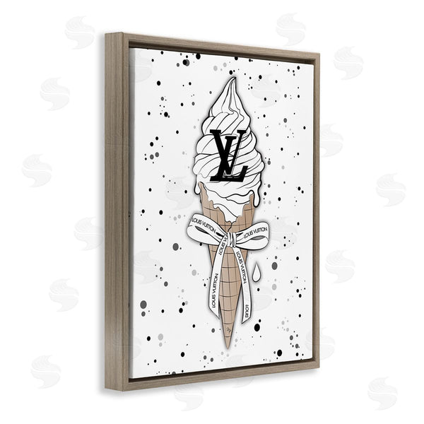 Stupell Industries Martina Pavlova | Ice Cream On Modern Pattern Wall Art