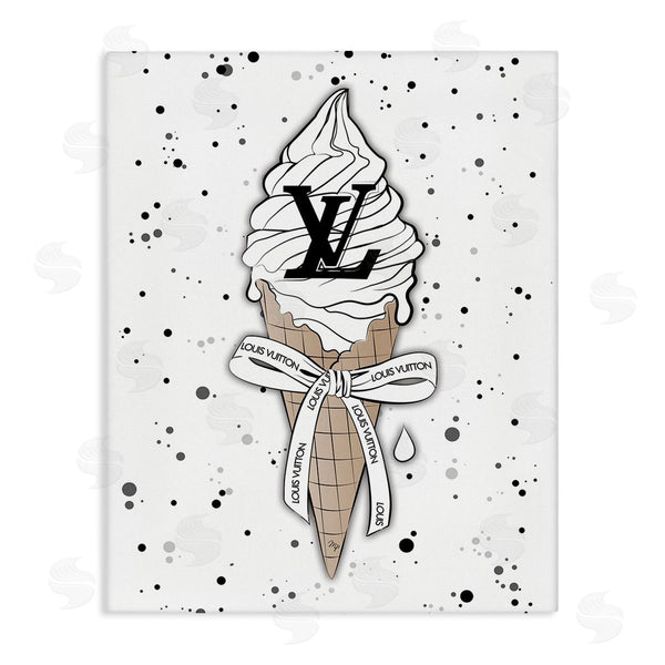 stupell industries Martina Pavlova | Ice Cream on Modern Pattern Wall Art