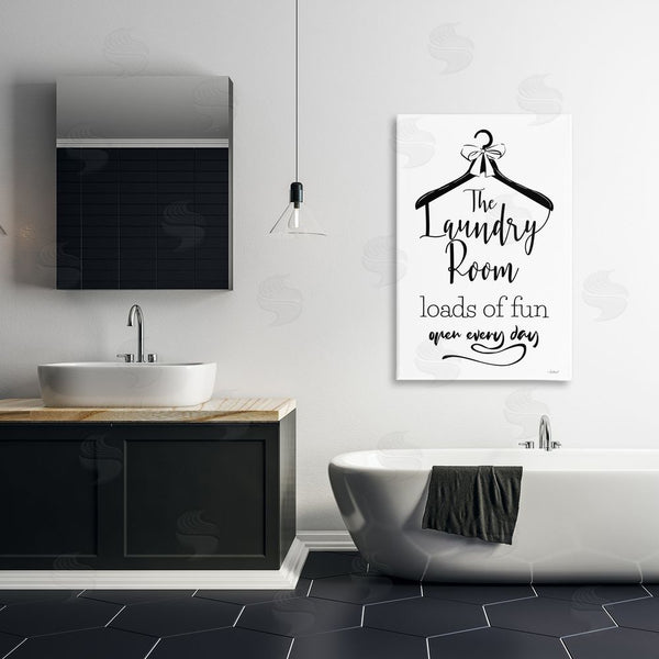 Stupell Industries Martina Pavlova | Laundry Room With Hanger Wall Art
