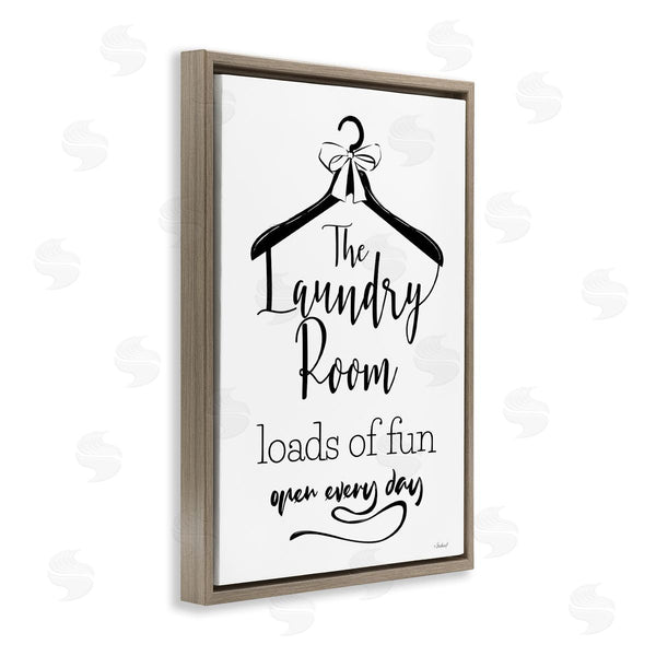 Stupell Industries Martina Pavlova | Laundry Room With Hanger Wall Art