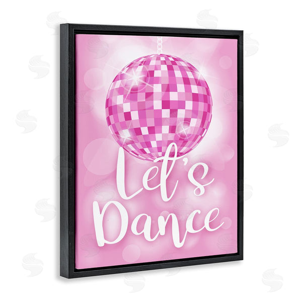 Stupell Industries Martina Pavlova | Let's Dance Bold Pink Disco Ball Wall Art