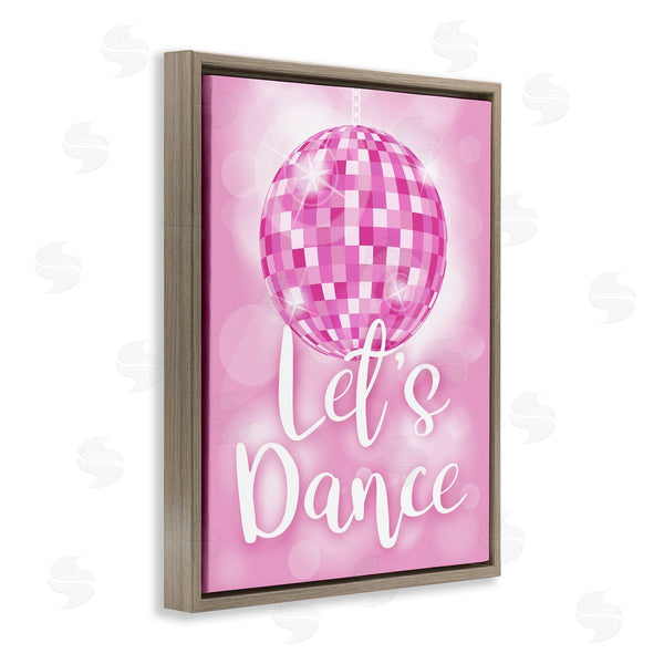 Stupell Industries Martina Pavlova | Let's Dance Bold Pink Disco Ball Wall Art