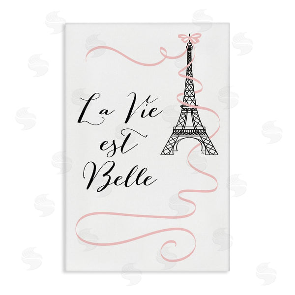 stupell industries Martina Pavlova | Life Is Beautiful French Phrase