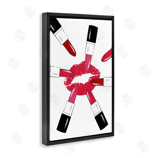 Stupell Industries Martina Pavlova | Lipsticks And Kiss