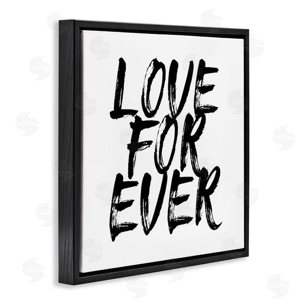 Stupell Industries Martina Pavlova | Love Forever Brush Stroke Phrase Wall Art